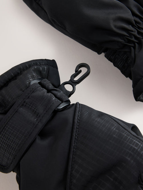 Black Ski Gloves (3-16yrs)