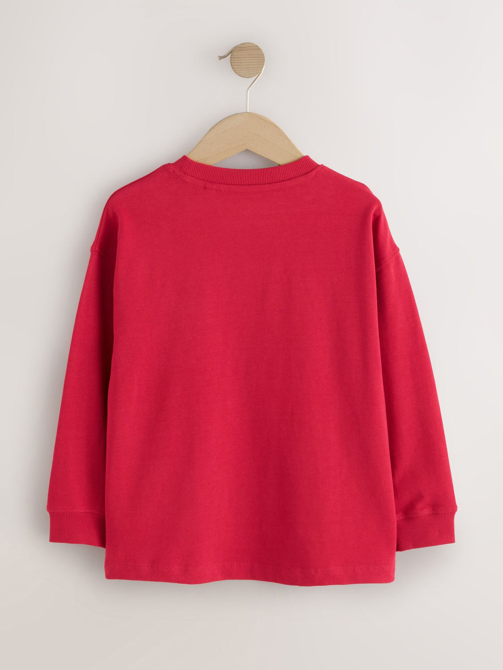 Red Santa Long Sleeve Christmas T-Shirt (3-16yrs)