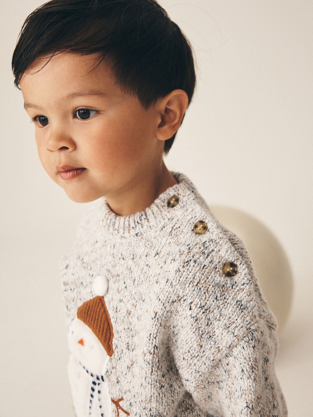 Grey Christmas Crew Neck Jumper (3mths-10yrs)