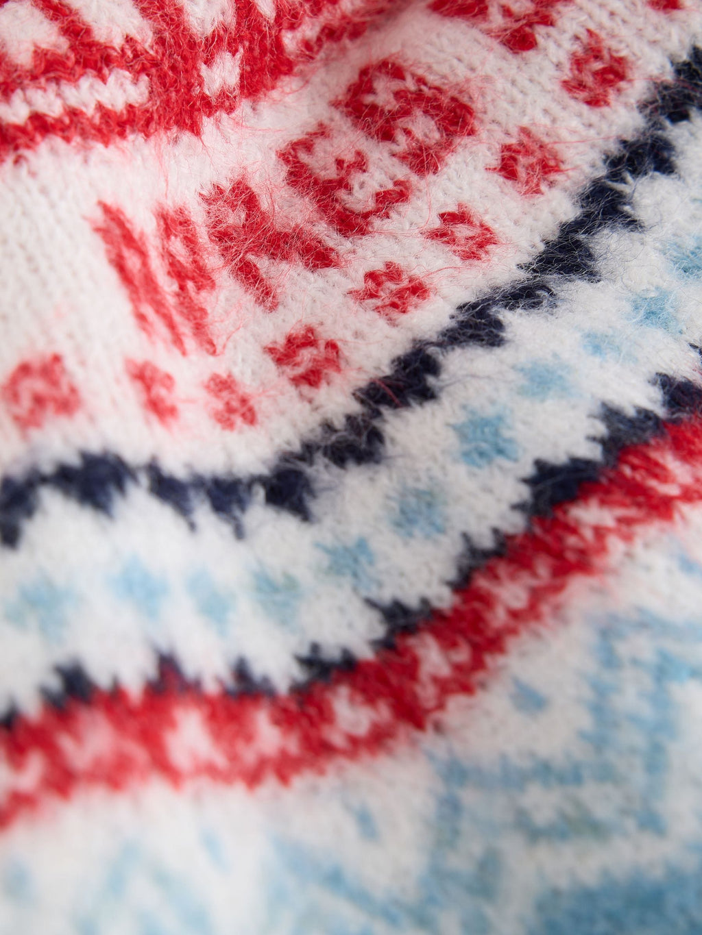 Red/Blue Christmas Crew Neck Jumper (3mths-10yrs)