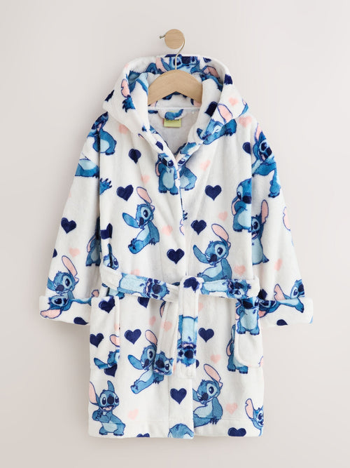 Blue Lilo and Stitch Fleece Dressing Gown (5-16yrs)