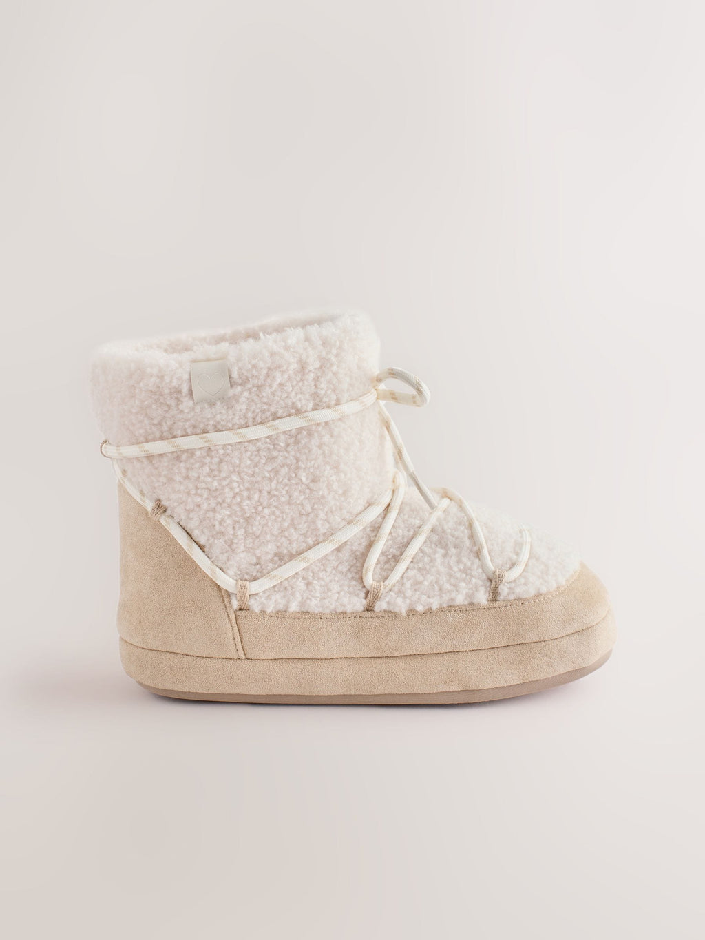 Neutral Borg Slipper Boots