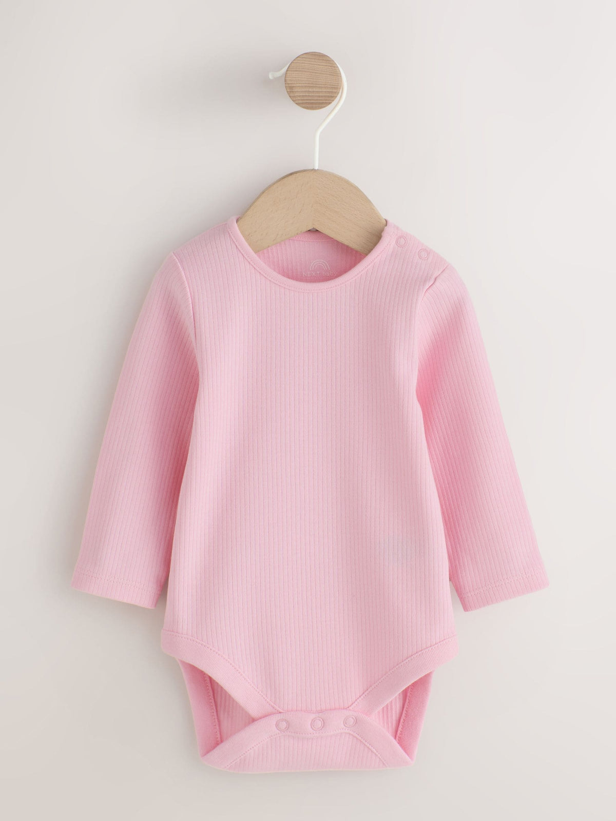 Ecru/Pink Bow And Heart Long Sleeve Bodysuit And Woven Dungarees Set 2 Piece (0mths-2yrs)