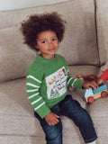 Green Christmas Crew Neck Jumper (3mths-10yrs)