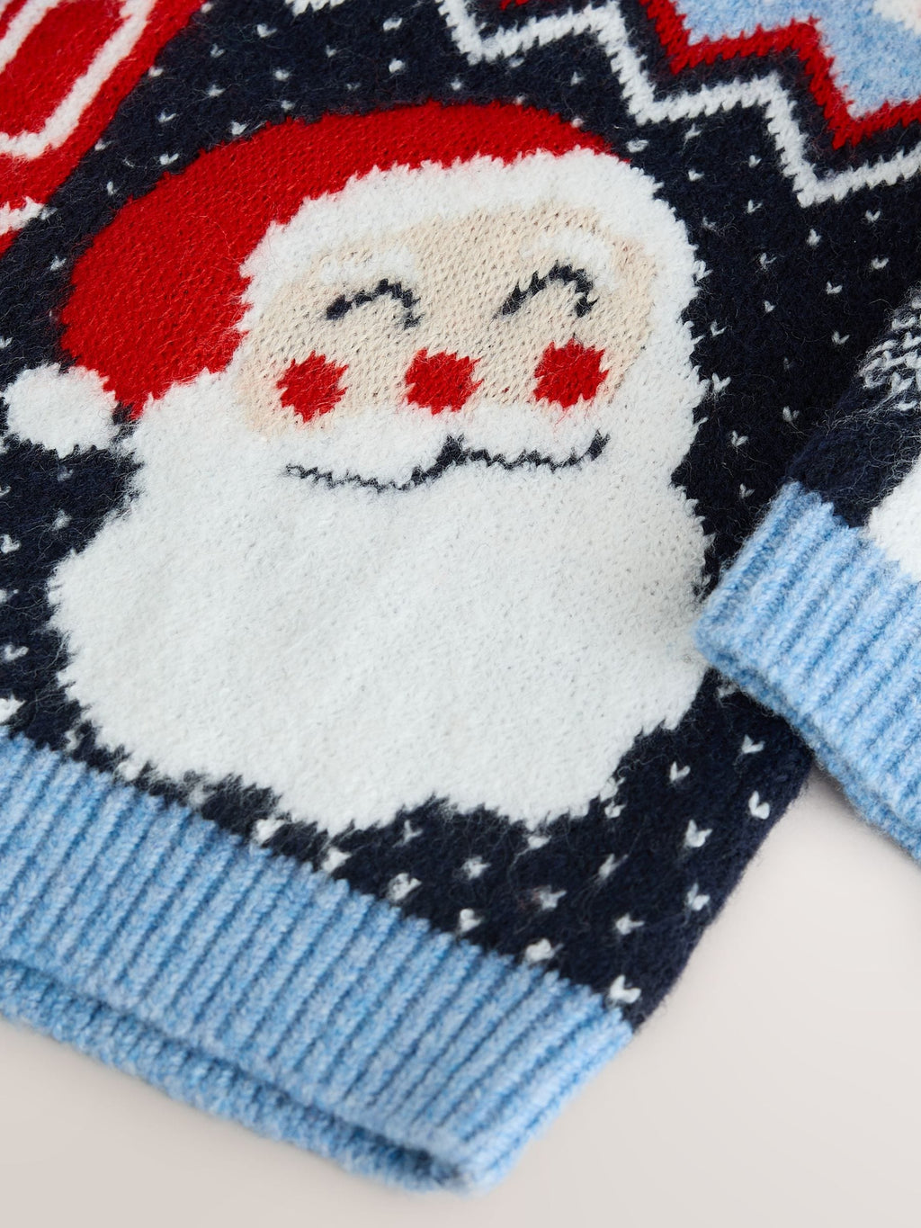 Blue Christmas Crew Neck Jumper (3mths-7yrs)