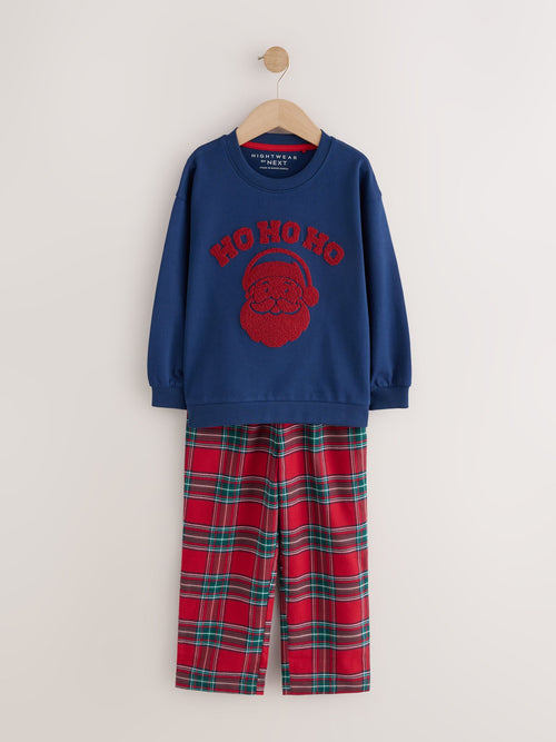 Red/Green Check Christmas Pyjamas Set (3-16yrs)