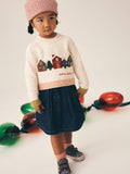 Ecru Home Sweet Home Christmas Jumper (3mths-7yrs)
