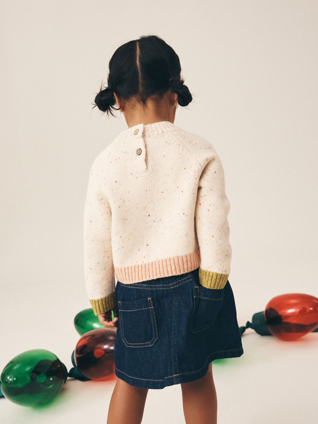 Ecru Home Sweet Home Christmas Jumper (3mths-7yrs)