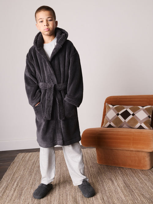 Grey Fleece Robe (1.5-16yrs)