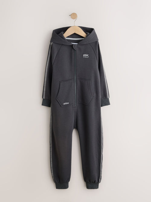 Grey Offline Side Stripe Fleece All-In-One (3-16yrs)