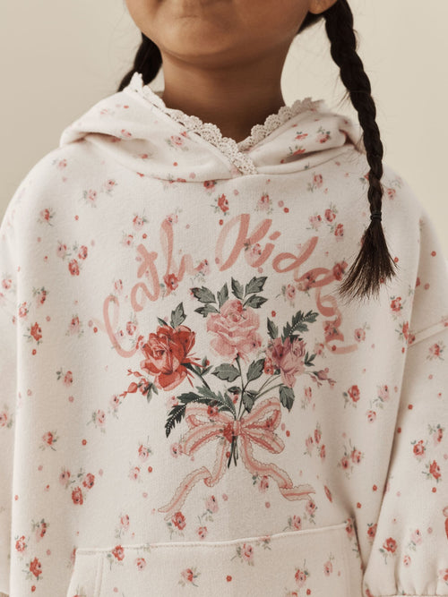 Cath Kidston Cream Ditsy Hoodie (1.5-10yrs)