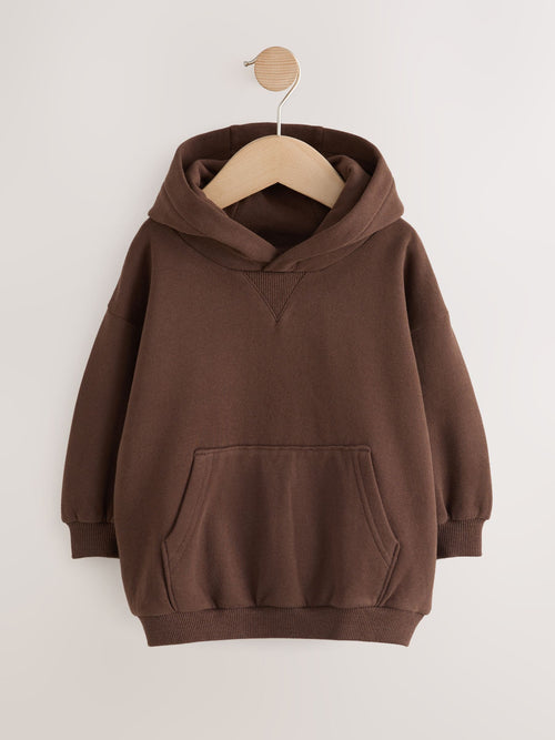 Chocolate Brown Soft Touch Hoodie (3mths-7yrs)