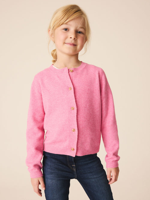 Pink Knit Cardigan (3-16yrs)